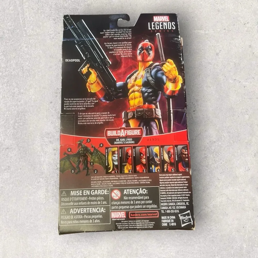 Marvel Legends Deadpool (Madcap) action figure! (Sauron Baf Series!)